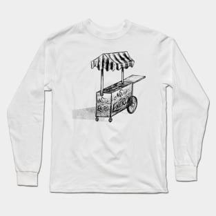 Carrito de Nieves de enero Long Sleeve T-Shirt